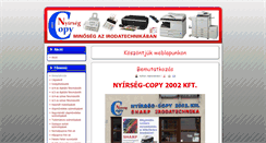 Desktop Screenshot of nyirsegcopy2002.hu